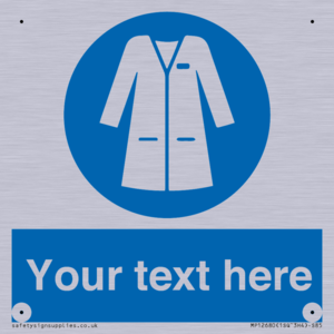 Custom Mandatory: Wear laboratory coat